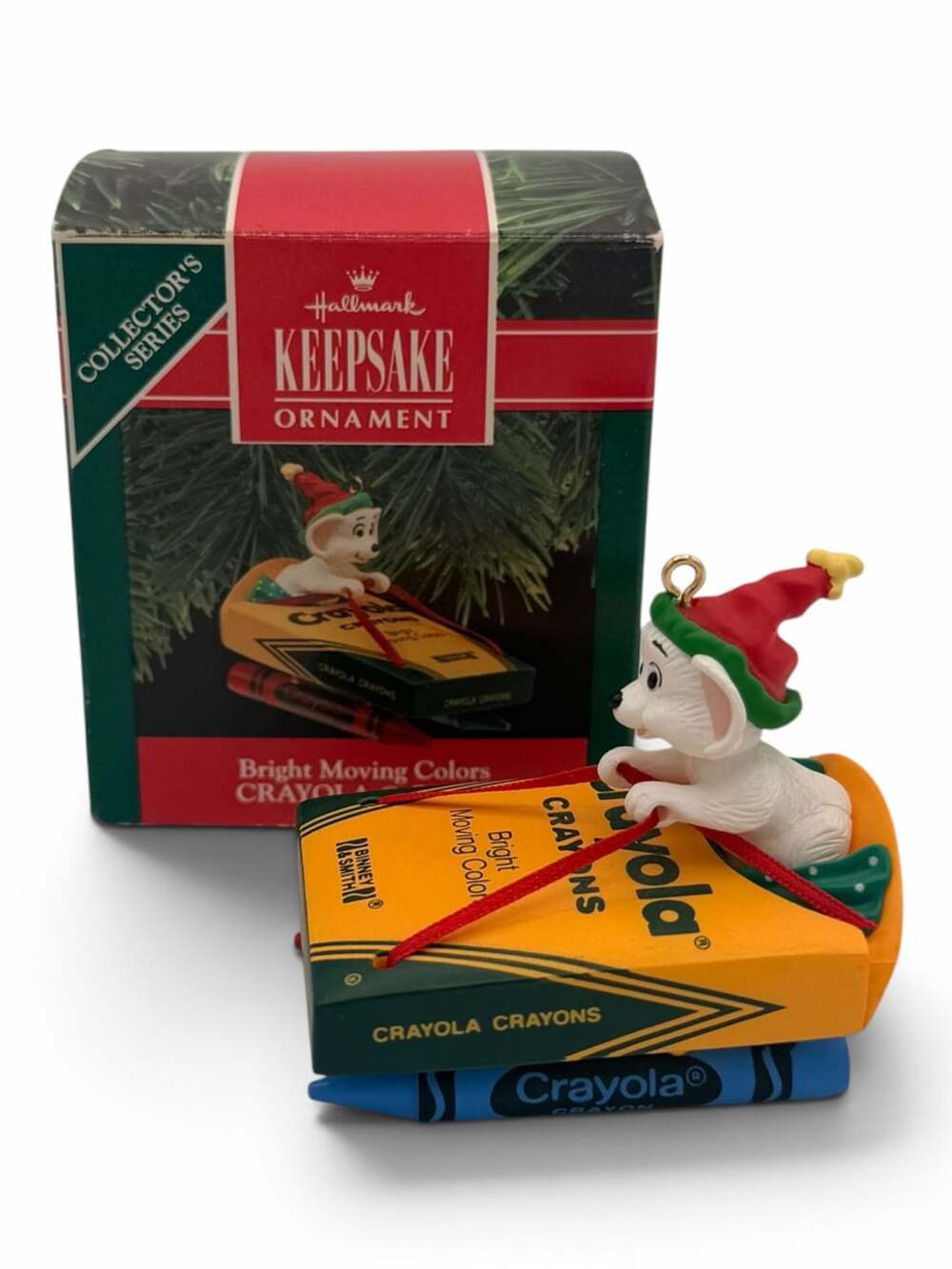 Hallmark Bright Moving Colors Crayola Crayon 1990 Ornament